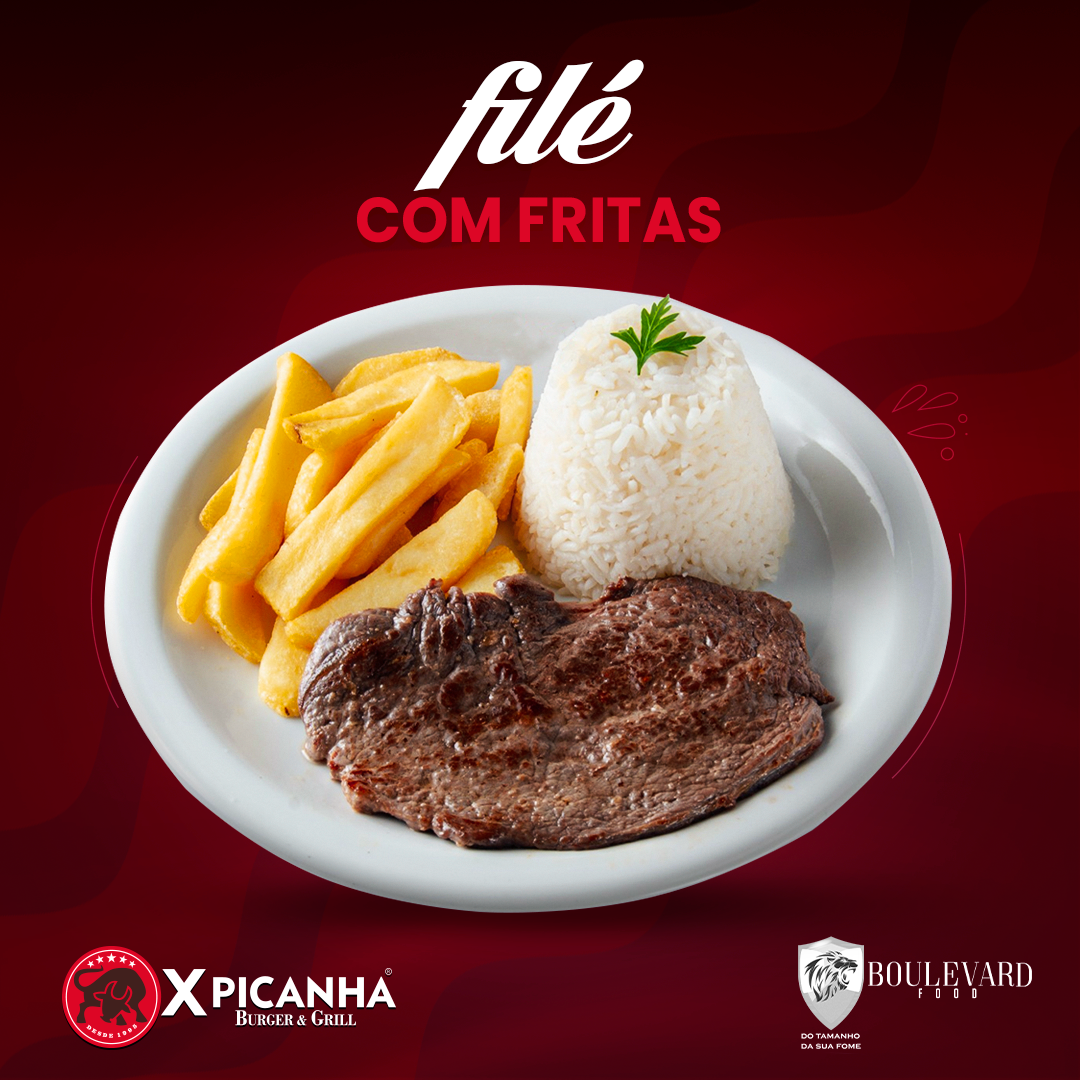 Arte pronta X Picanha